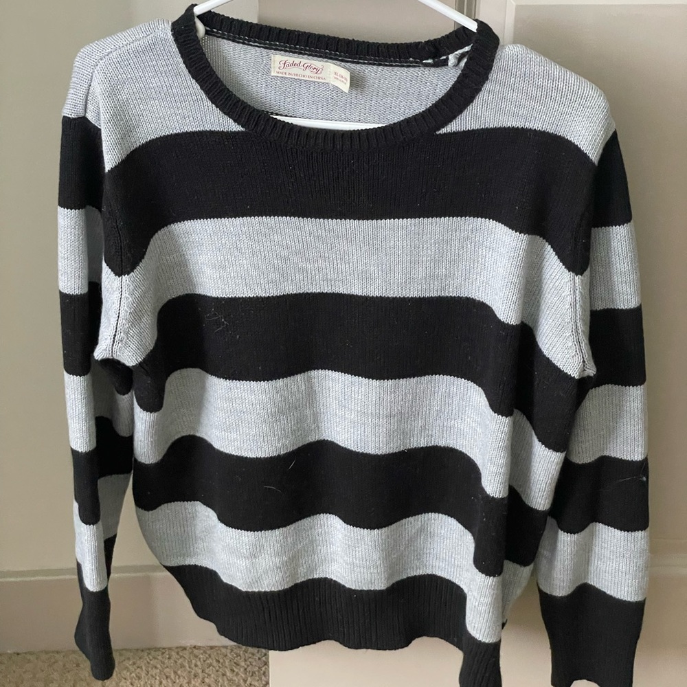 Faded Glory Striped Sweater